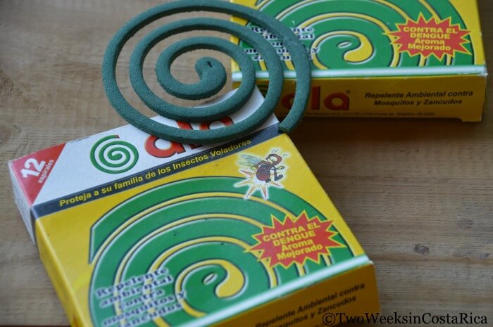 Mosquito coils to keep bugs away