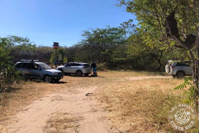 Parking Ventanas Beach Guanacaste