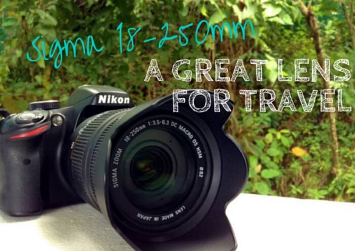 Sigma 18-250mm Lens on Nikon D3200 Camera