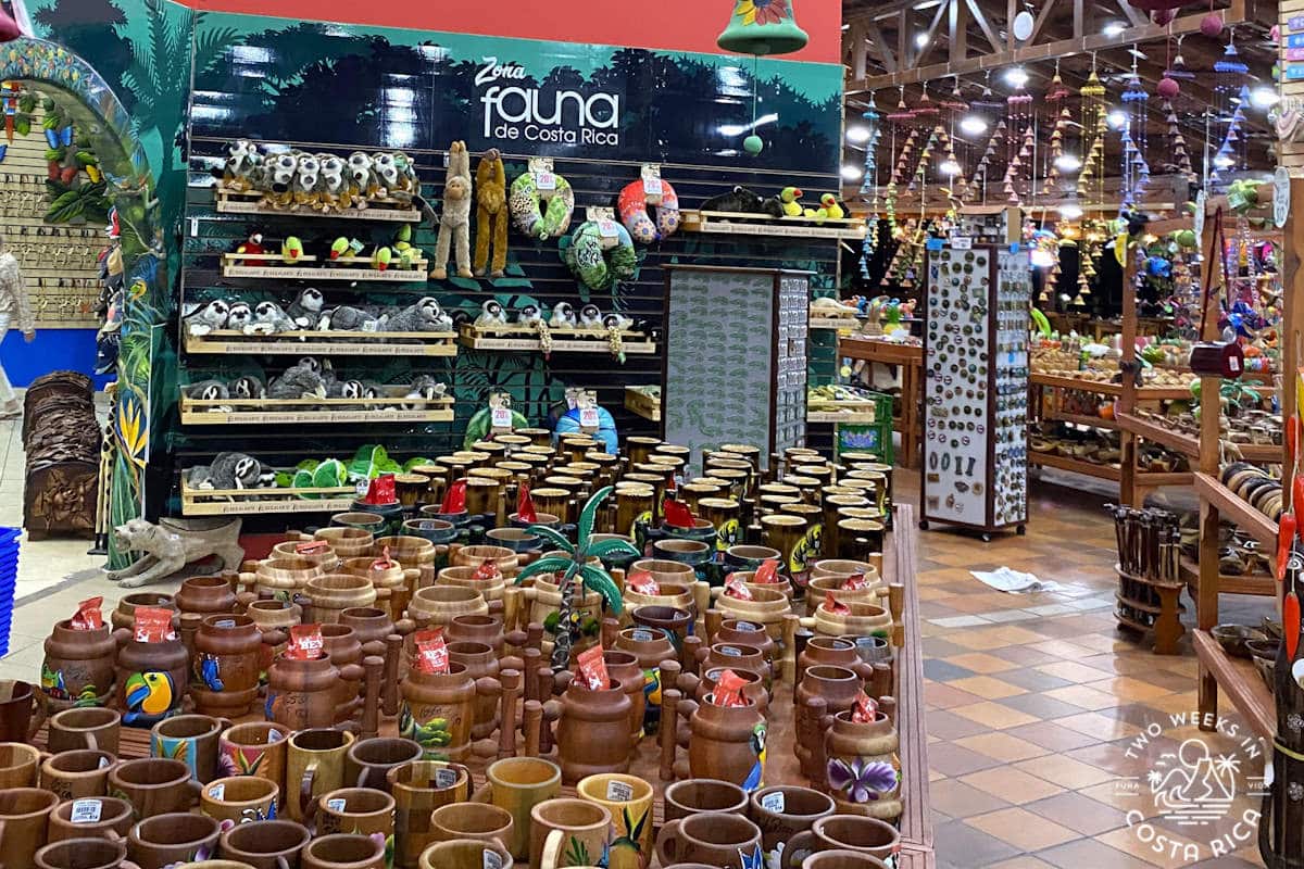 store with many types of souvenirs